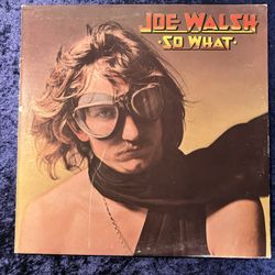  Joe Walsh - So What - 1974 LP  Vinyl 1st Pressing Embossed Jacket VG+