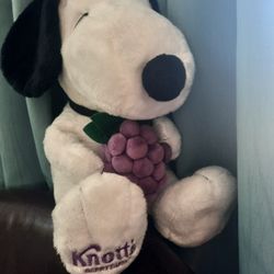 Boysnberry Knott's Berry Farm Snoopy Plush Approx. 14 1/2" H X 7 1/2" W
