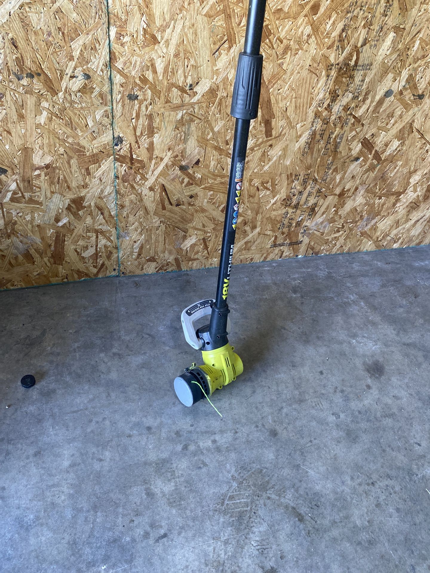 Ryobi 18v Weedeater/edger . Missing Guard Tool Only No Battery No Charger