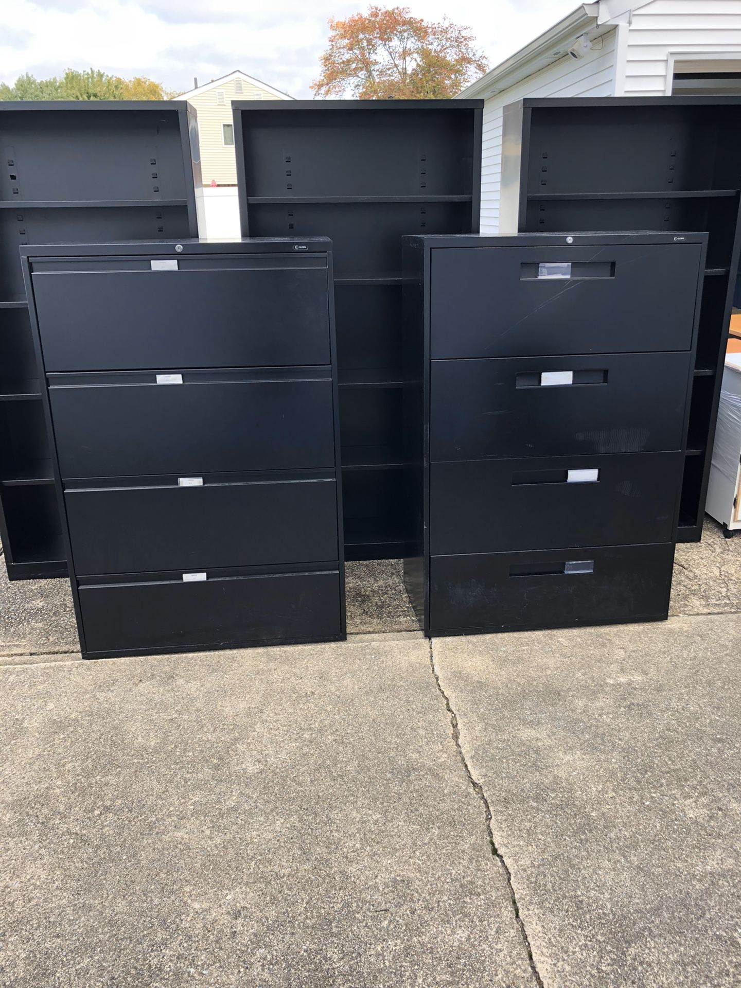 Lateral file cabinets