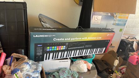 Launchkey61 piano keyboard