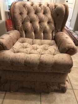 Vintage couch and a Recliner chair