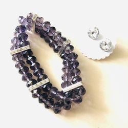 Purple Slip In Bracelet - New