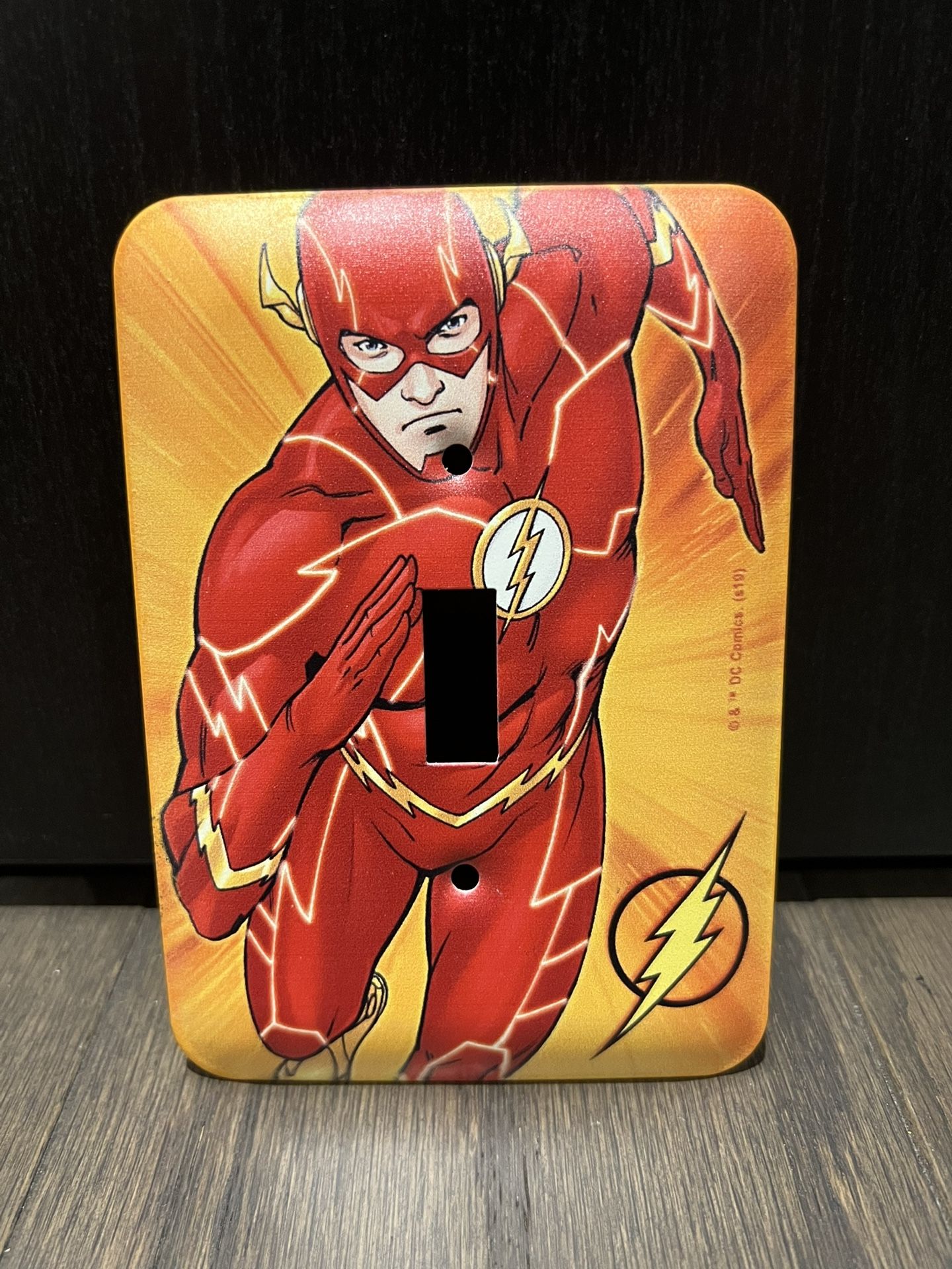 DC Comics The Flash Single Switch Plate Home Decor Man Cave Kids Room