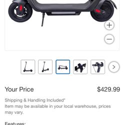 Electric scooter from Costco