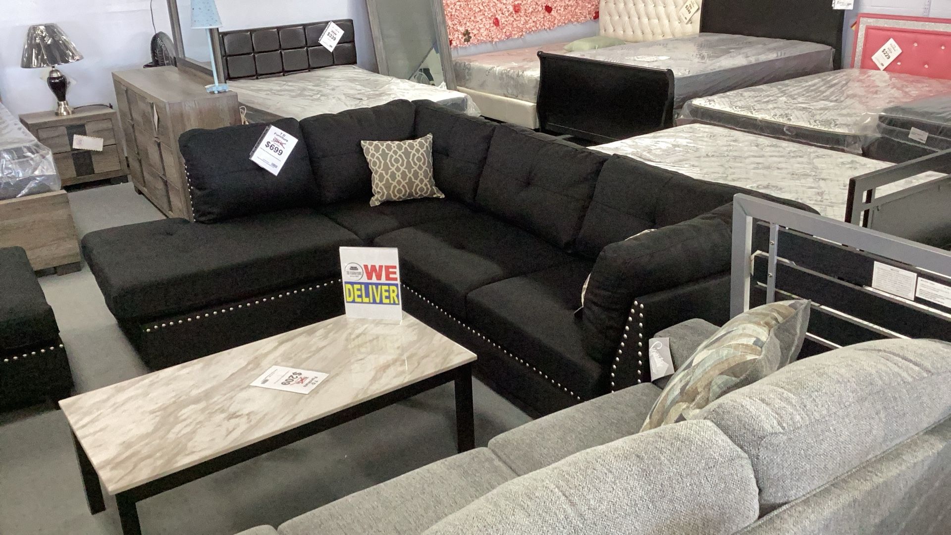 Black Sectional