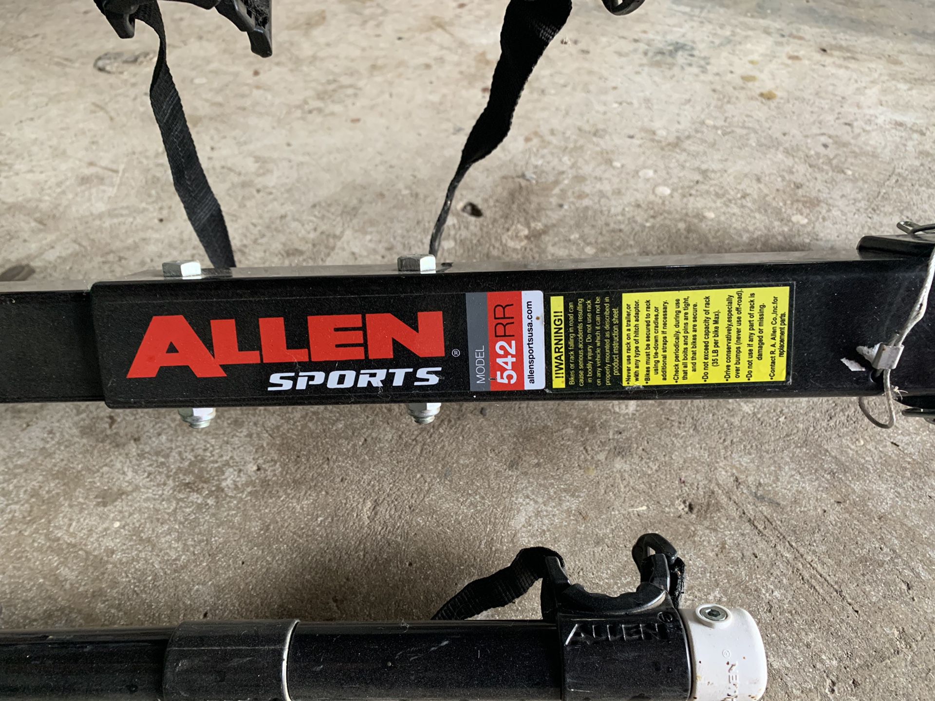 Allen Sports Deluxe Hitch Mounted Bike Rack