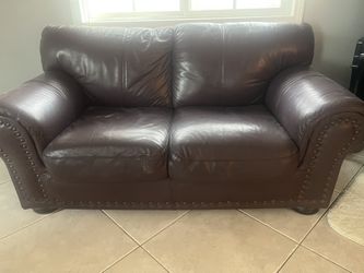 Leather Couches-Set Of 3