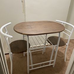 Small Dining Table + 2 Chairs