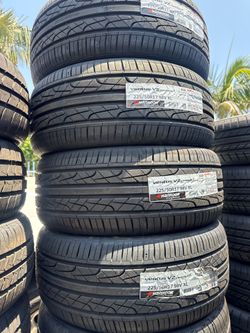 225/50/17 hankook (4) new tires installed and balanced 50,000 miles warranty