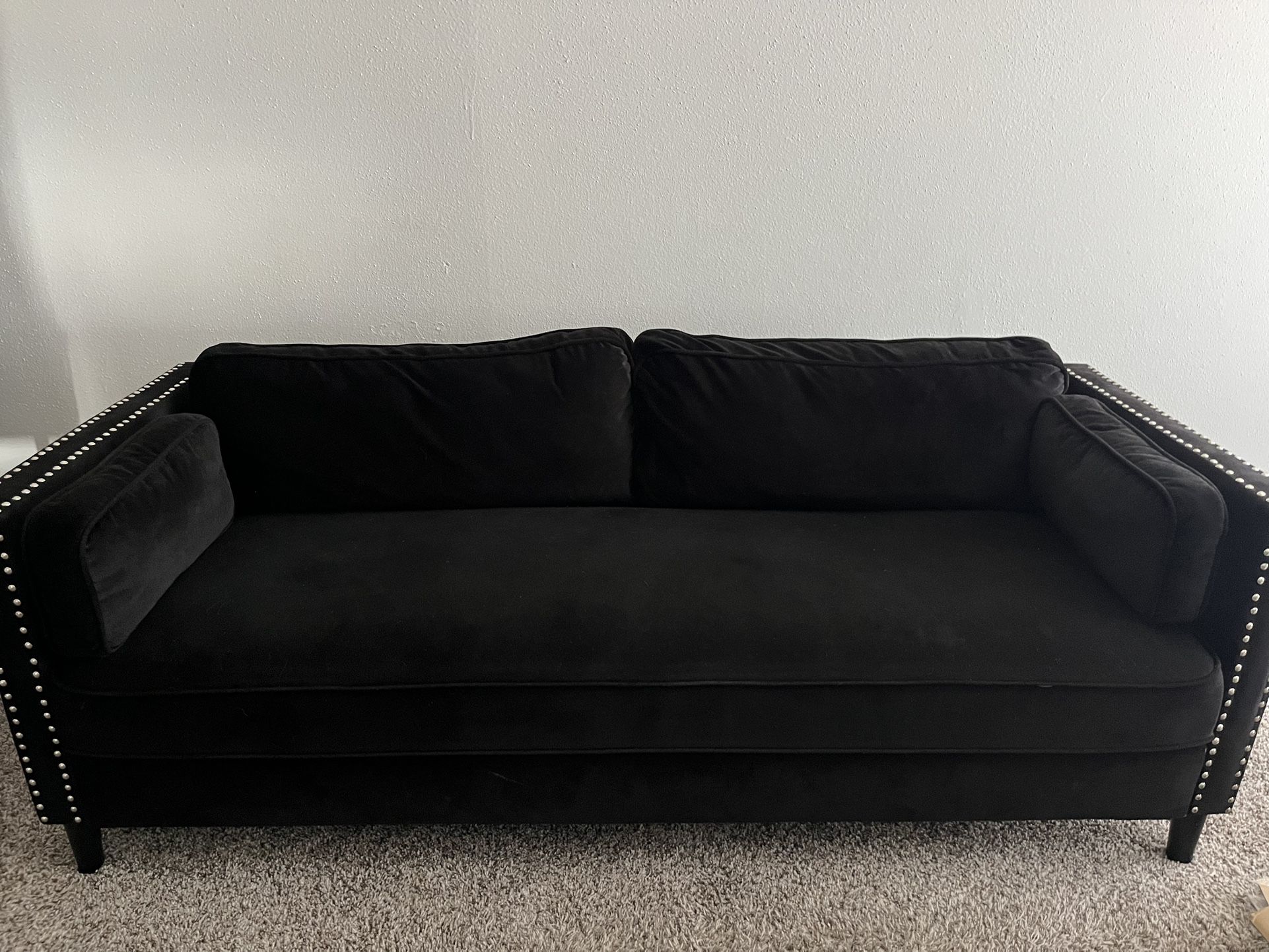 Sofa Set Couch Black