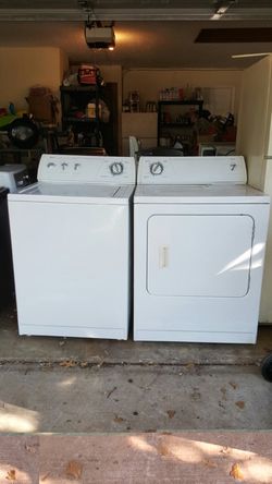 Whirlpool washer and dryer