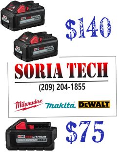 Milwaukee 6.0 High Output Batteries 