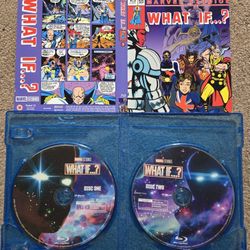 MARVEL 2 DVD SET & MORE BLU RAY DVDS 