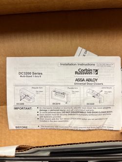 Heavy duty door closers  NEW