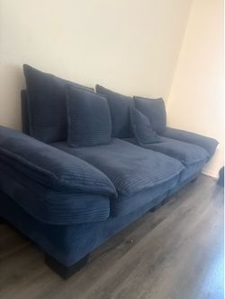 Blue couch