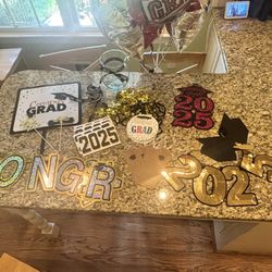 FREE Graduation Party Supplies Class Of 2025