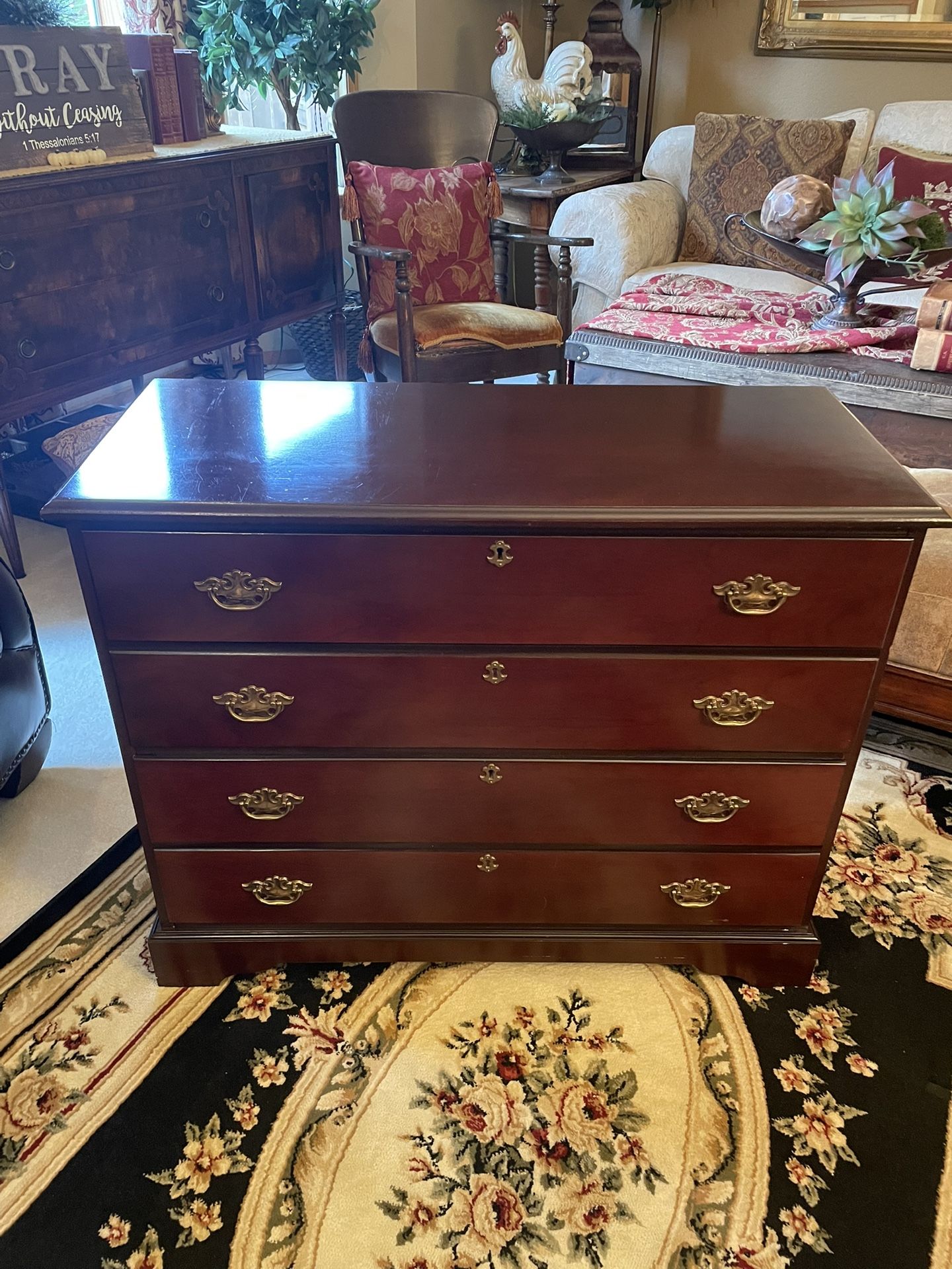 Bombay Solid Wood 2 Drawer File Cabinet