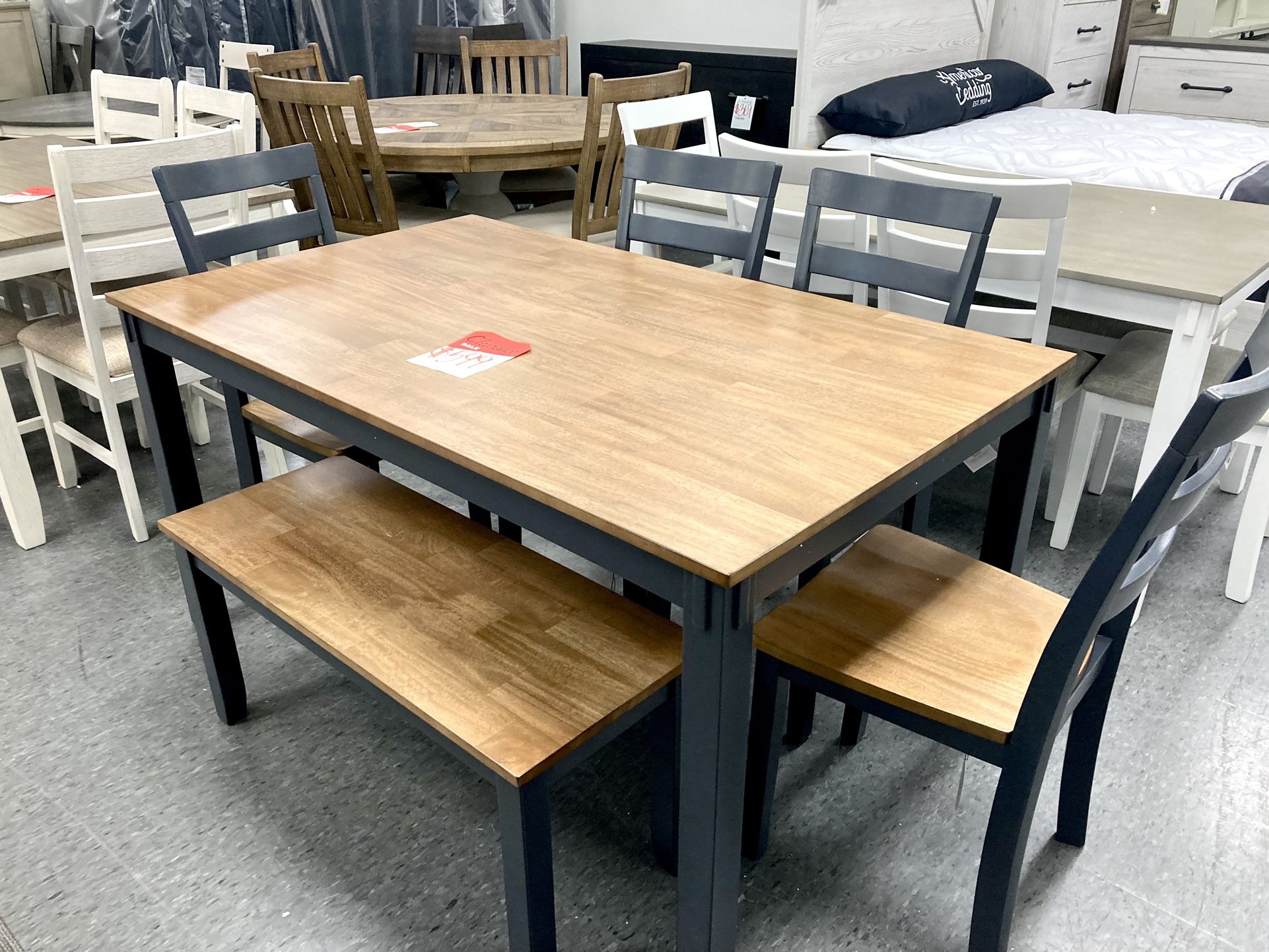 New Table / 4 Chairs / Bench