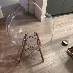 4 Clear Chairs
