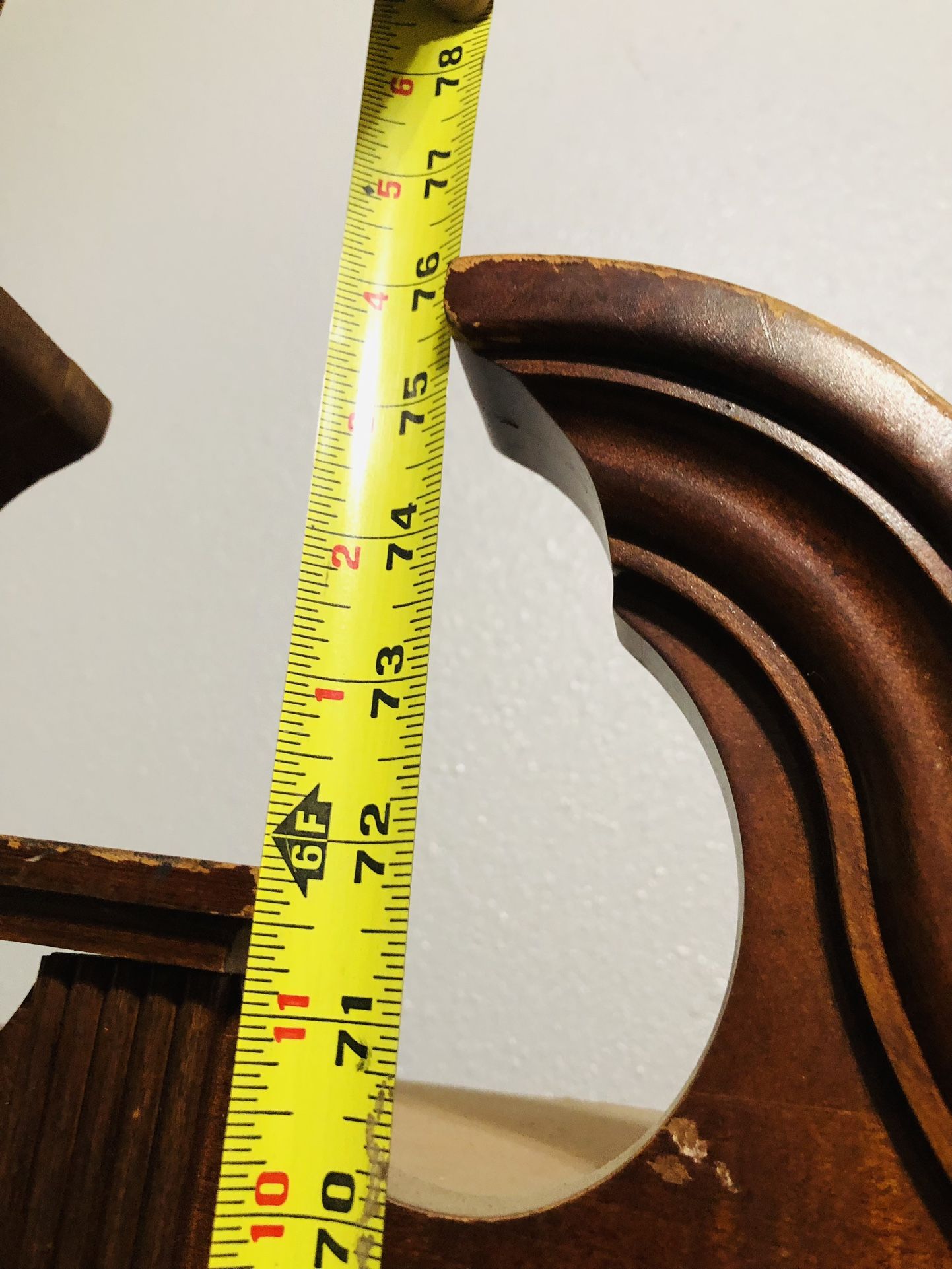 Howard Miller Grandfather Clock Movement, Dial & Chime Rods 610520