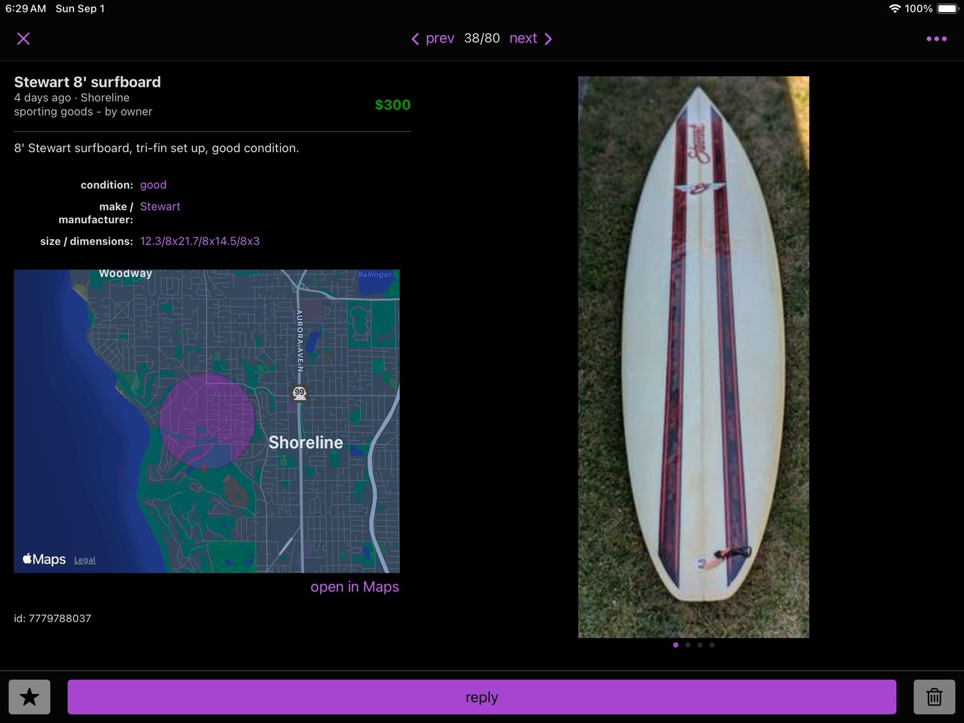 Stewart Surfboard