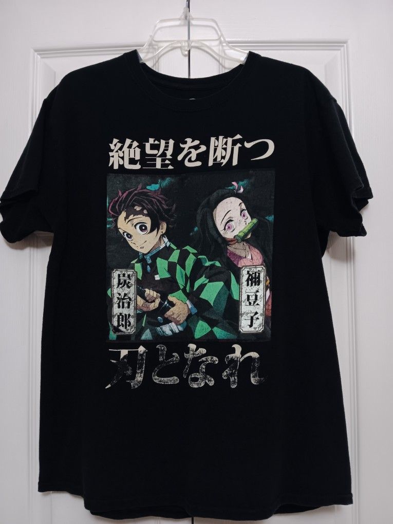 Men's Demon Slayer Anime Tshirt Large