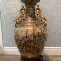 Chinese Satsuma Vase 