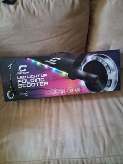 Cipton LED Light Up Folding Scooter