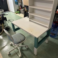Small Child (2-6) IKEA Desk With Shelf And Chair 