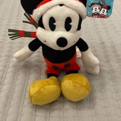 Disney Christmas Mickey And Minnie Mouse 11inch Plush Set $20