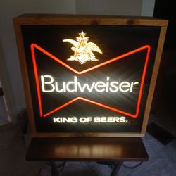 Budweiser Beer Sign