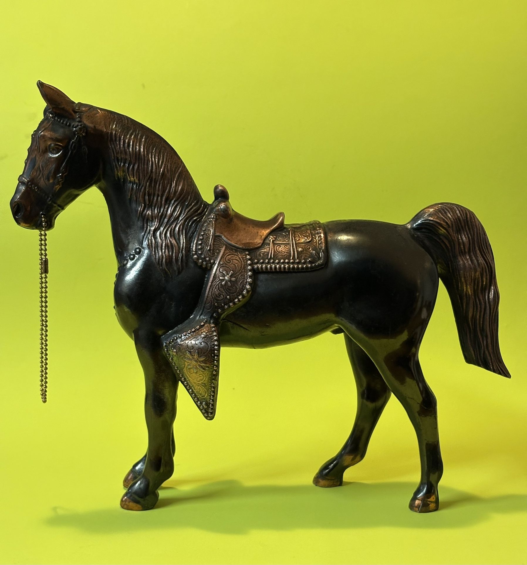 Large Vintage 1950’s Carnival Metal Horse