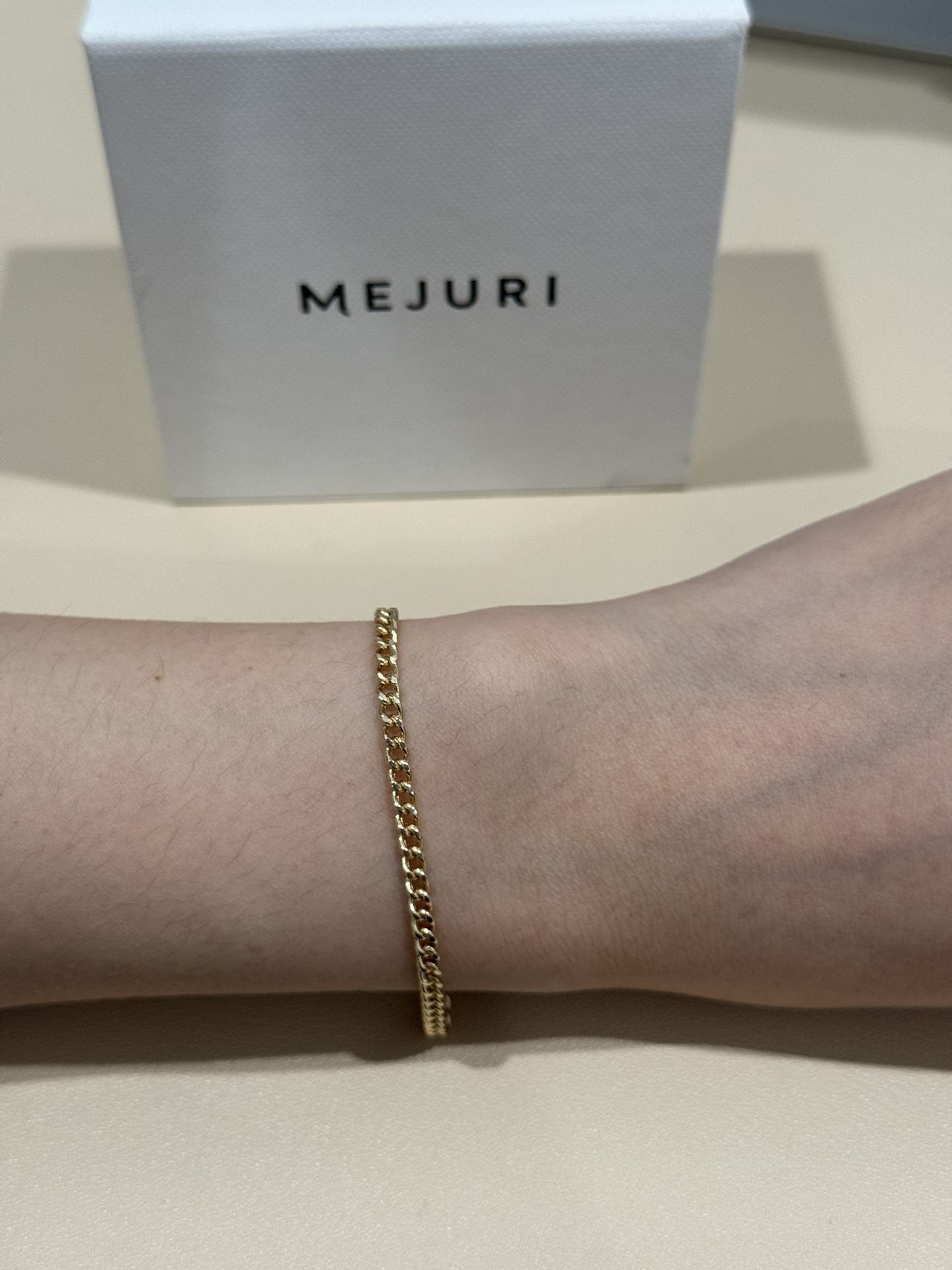 Mejuri Curb Chain Bracelet