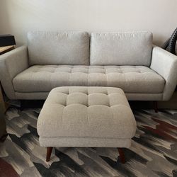 Apartment Couch w/ Ottoman