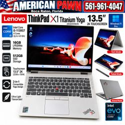 Lenovo ThinkPad X1 Titanium Yoga 20QA00A8US 13.5" i5-1130G7 16GB RAM 512gb SSD Used