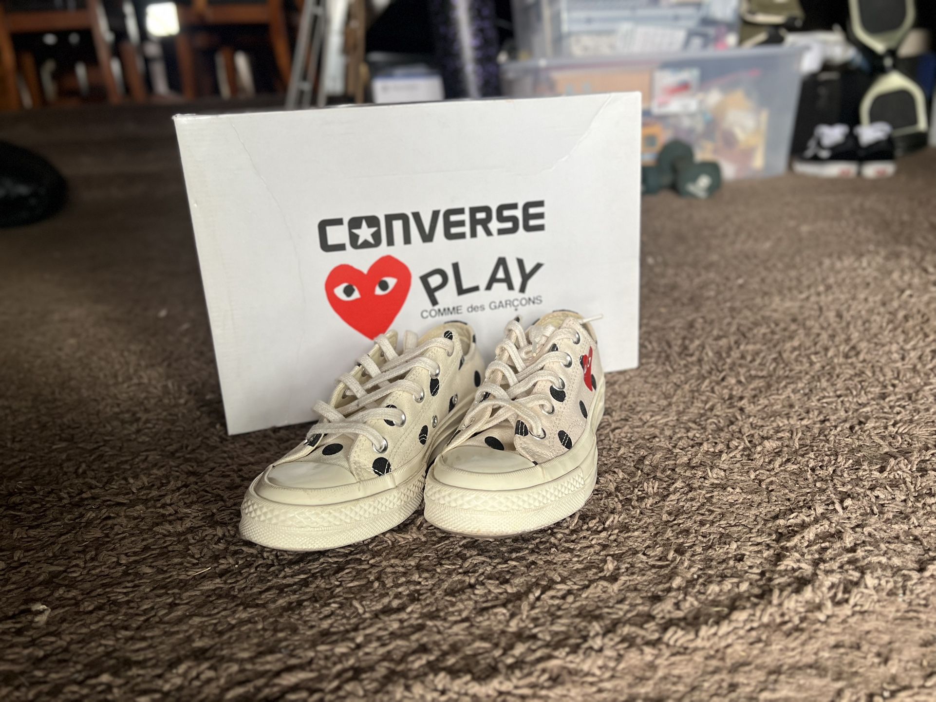 Comme des Garçons Play x Converse All Star trainers women size 6
