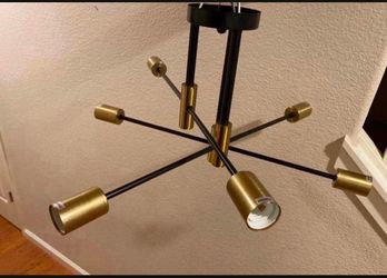Modern Sputnik Adjustable Chandelier