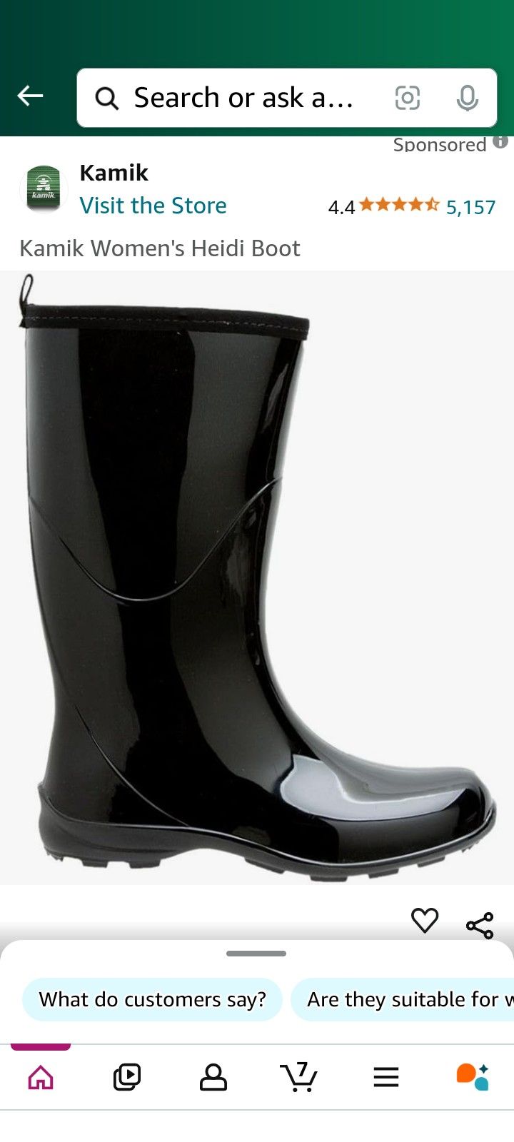 Kamik Women's Boots Size 9 Snow, Slush, Rain, Gardening