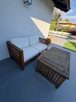Table and sofa outdoor