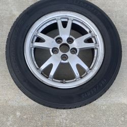 1 - 195/65r15 5x100 5x3.94 Stock Prius Corolla Impreza Wheel Rim Tire!!!!!!