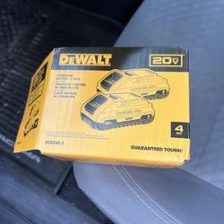 2 Pack Battery Dewalt 4 Ah Lithium Ion