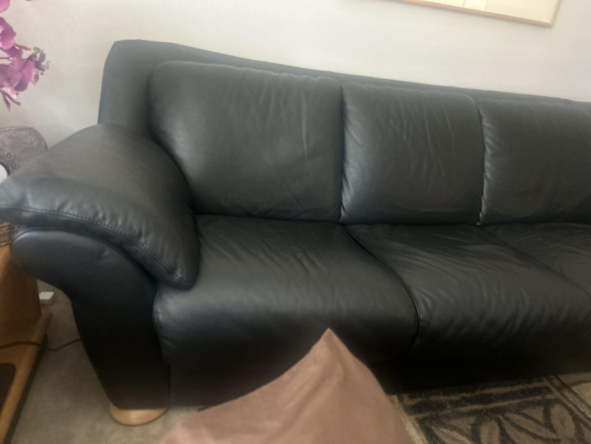 Leather Sectional Couch