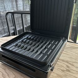 George Foreman Electric Grill & Panini Press – Stainless Steel