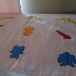 Baby Pink Blanket 38 1/2 X 27 18.00 No Low Ballers Home Made 