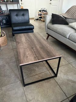 Wood Top Coffee Table