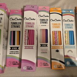 Char Charms Tumbler Straws - Two For $10