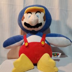 Super Mario Nintendo Penguin Plush - rare upside down tag