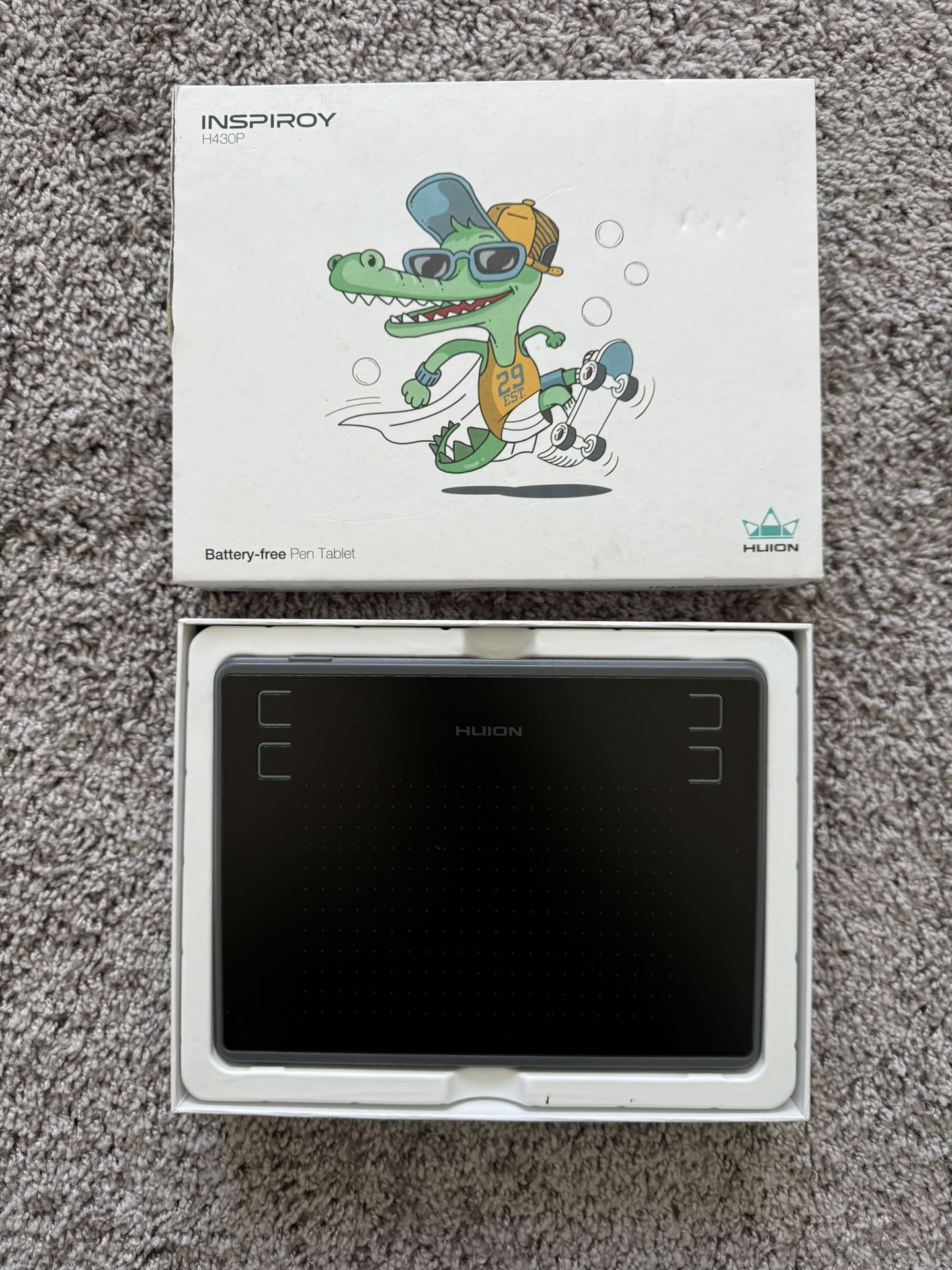 Huion Inspiroy H430P Battery-Free Pen Tablet 🎨