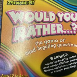 Board Game “Would You Rather…?”